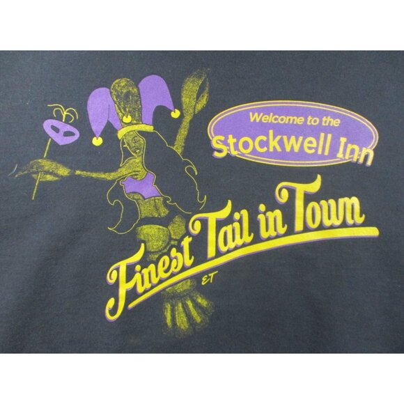 Stockwell INN Tavern Hoodie Mens Medium Sweatshirt Evansville IN Town Bar Local - Picture 2 of 9